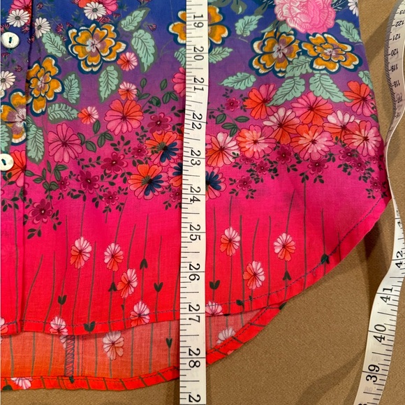 Johnny Was Cotton Blouse - Size Medium - Picture 12 of 12